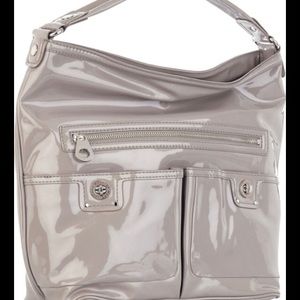 Marc Jacobs patent leather purse nude taupe shoulder bag